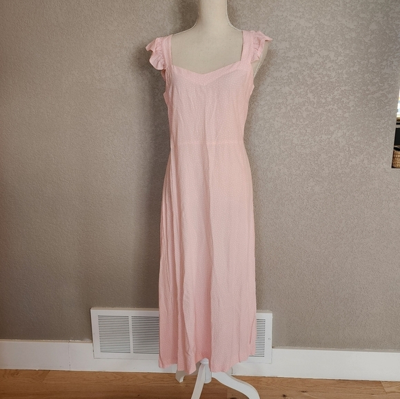 LOFT Dresses & Skirts - Loft polka dot light weight dress size 8 new